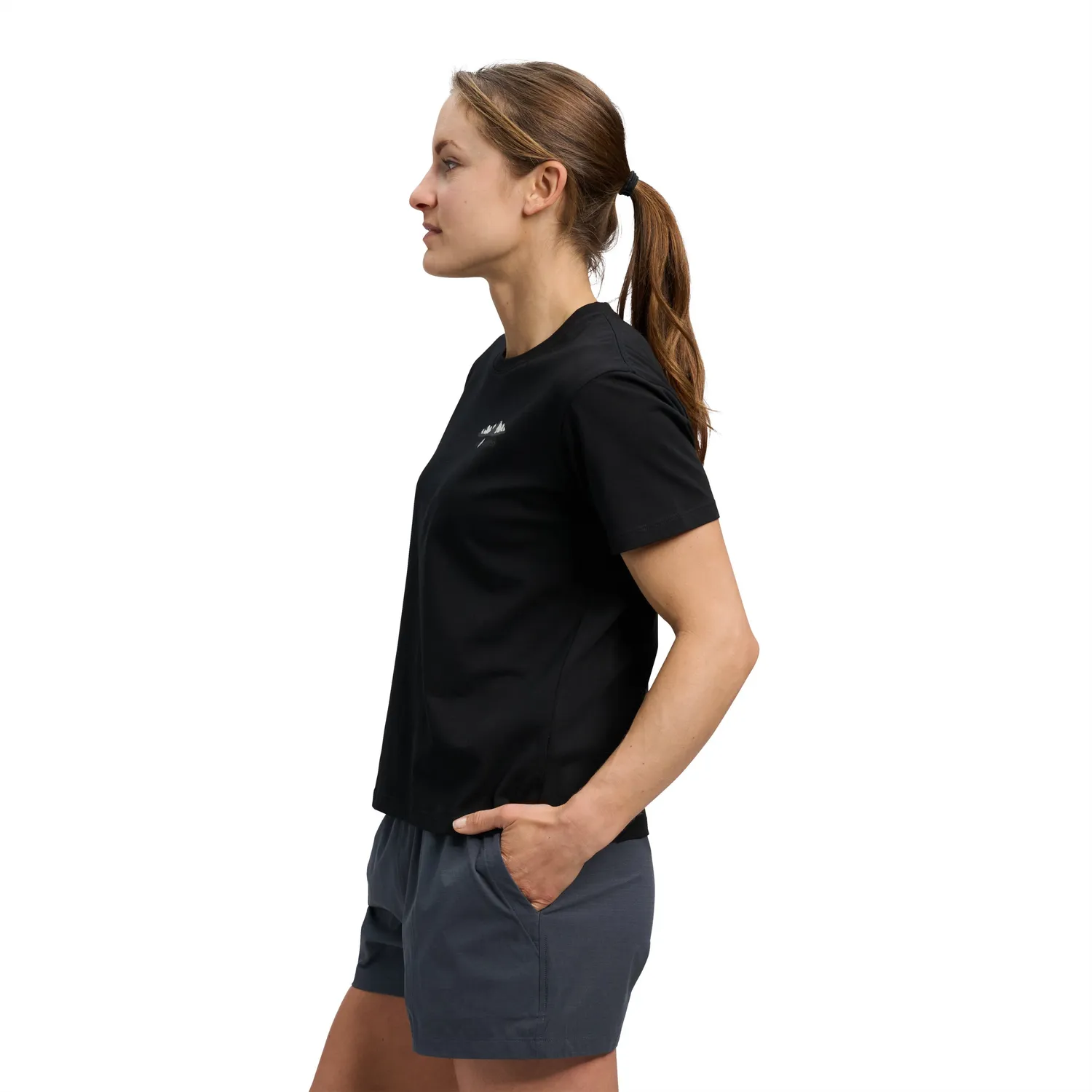 Black Diamond Mountainscape tee-shirt femme coton bio