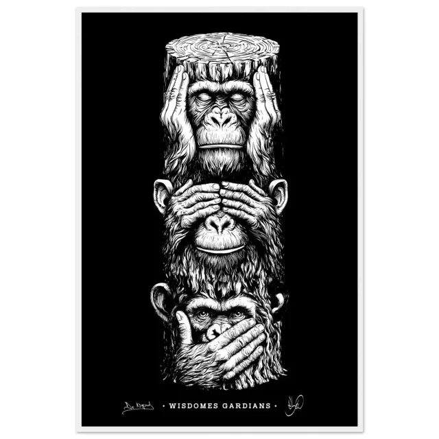 Nograd Wisdomes Gardians affiche encadrée