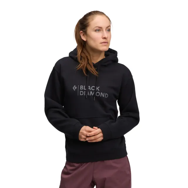 Black Diamond Mini Stacked Pullover Hoody sweat femme
