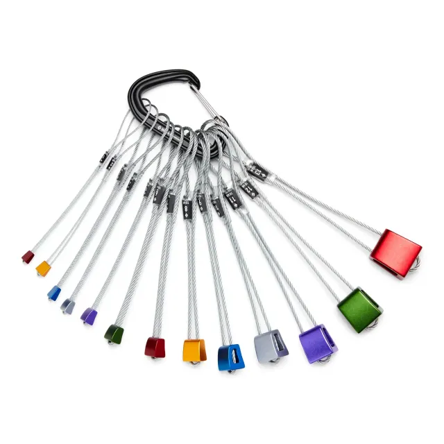 Black Diamond Pro Stopper Set 1-13 coinceurs trad câble acier
