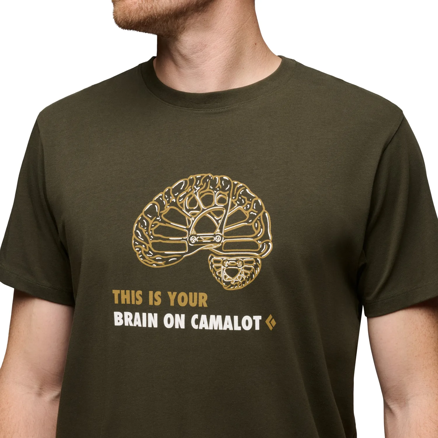 Black Diamond Brain On Camalot t-shirt homme