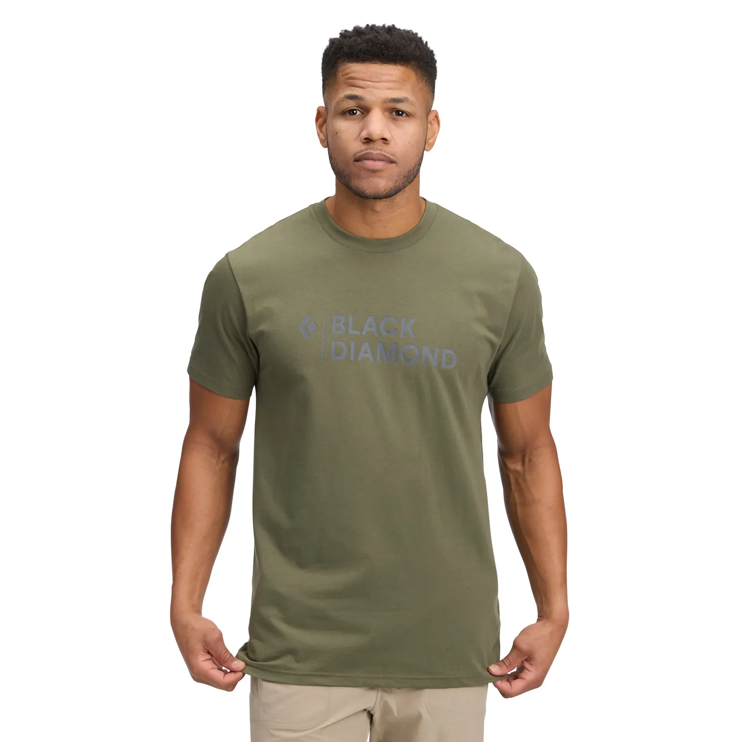 Black Diamond Men's Mini Stacked Short Sleeve Tee t-shirt homme