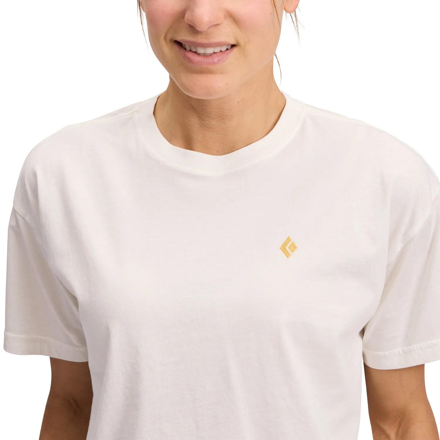 Black Diamond Diamond Crop t-shirt femme coton bio