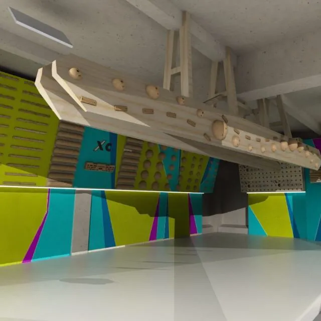 Explore Climbing Design and Build mur d'escalade