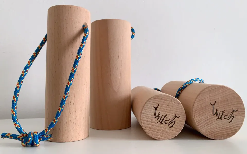 Witch holds Rollers rouleau hêtre