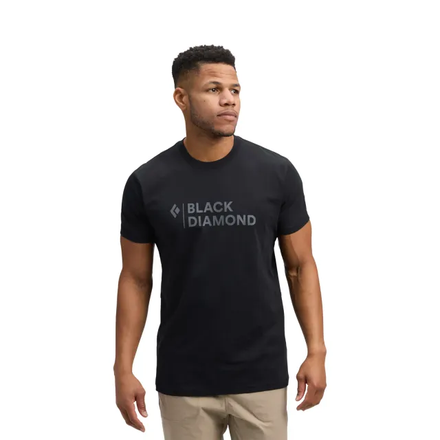 Black Diamond Men's Mini Stacked Short Sleeve Tee t-shirt homme