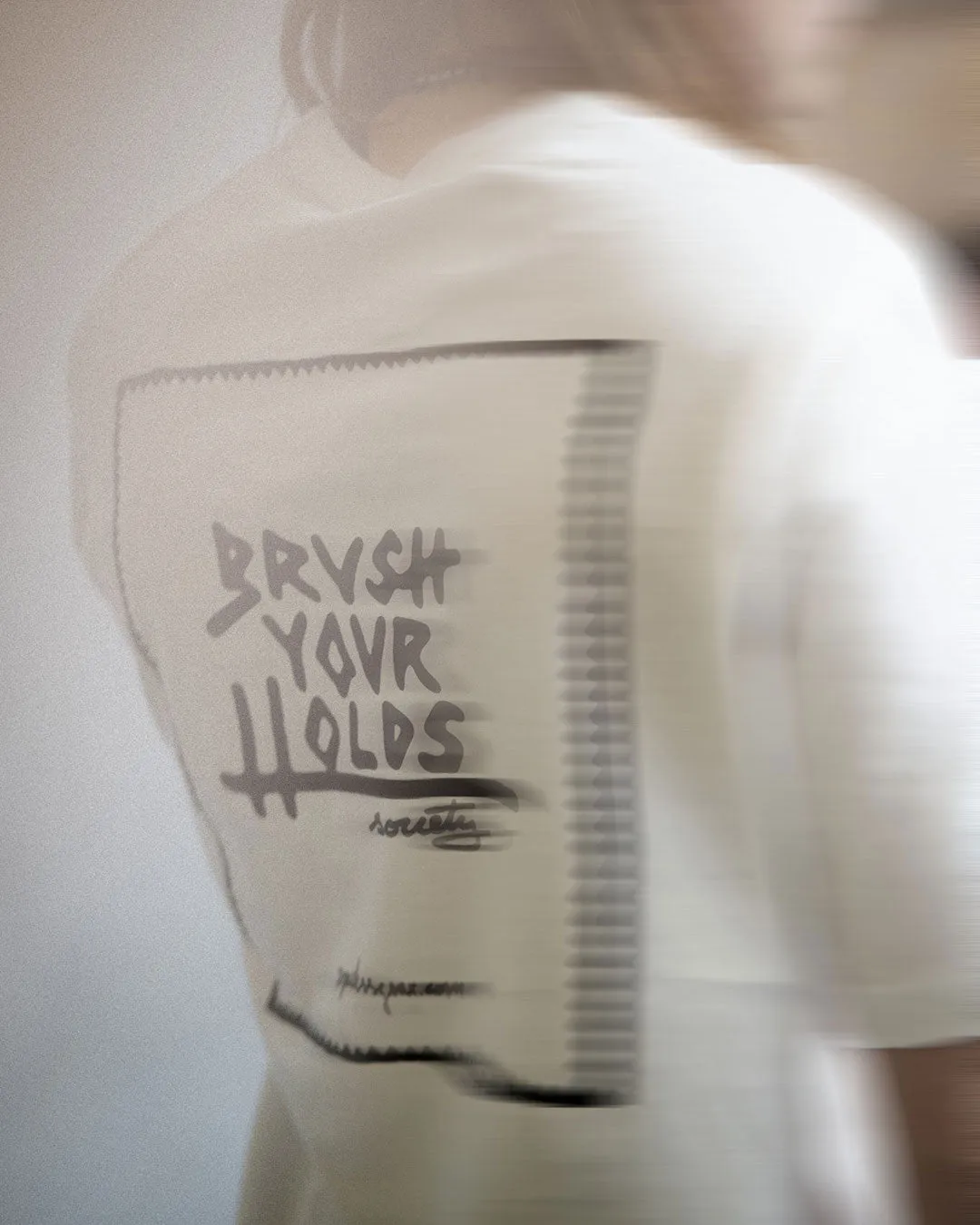Ropeless Brush Your Holds Society tee coton bio