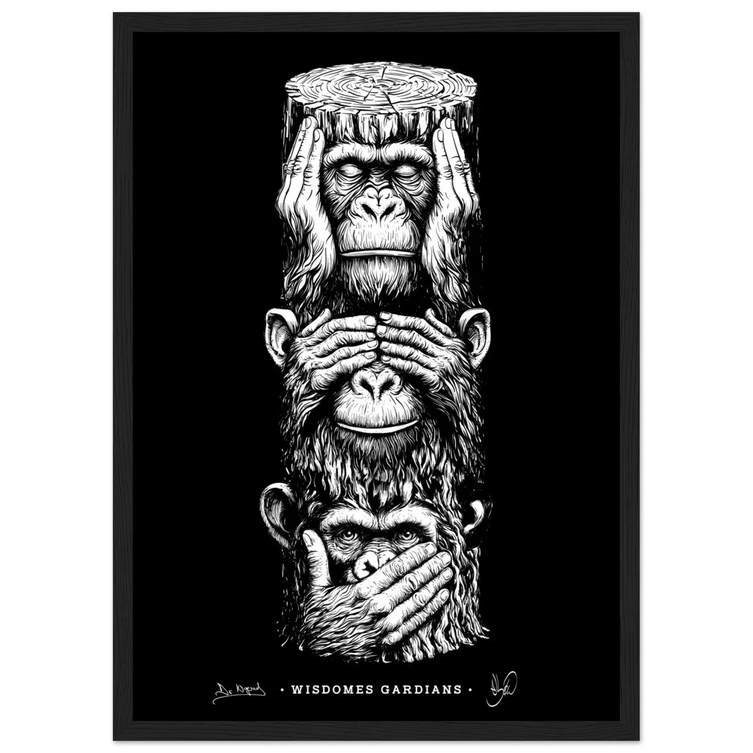 Nograd Wisdomes Gardians affiche encadrée
