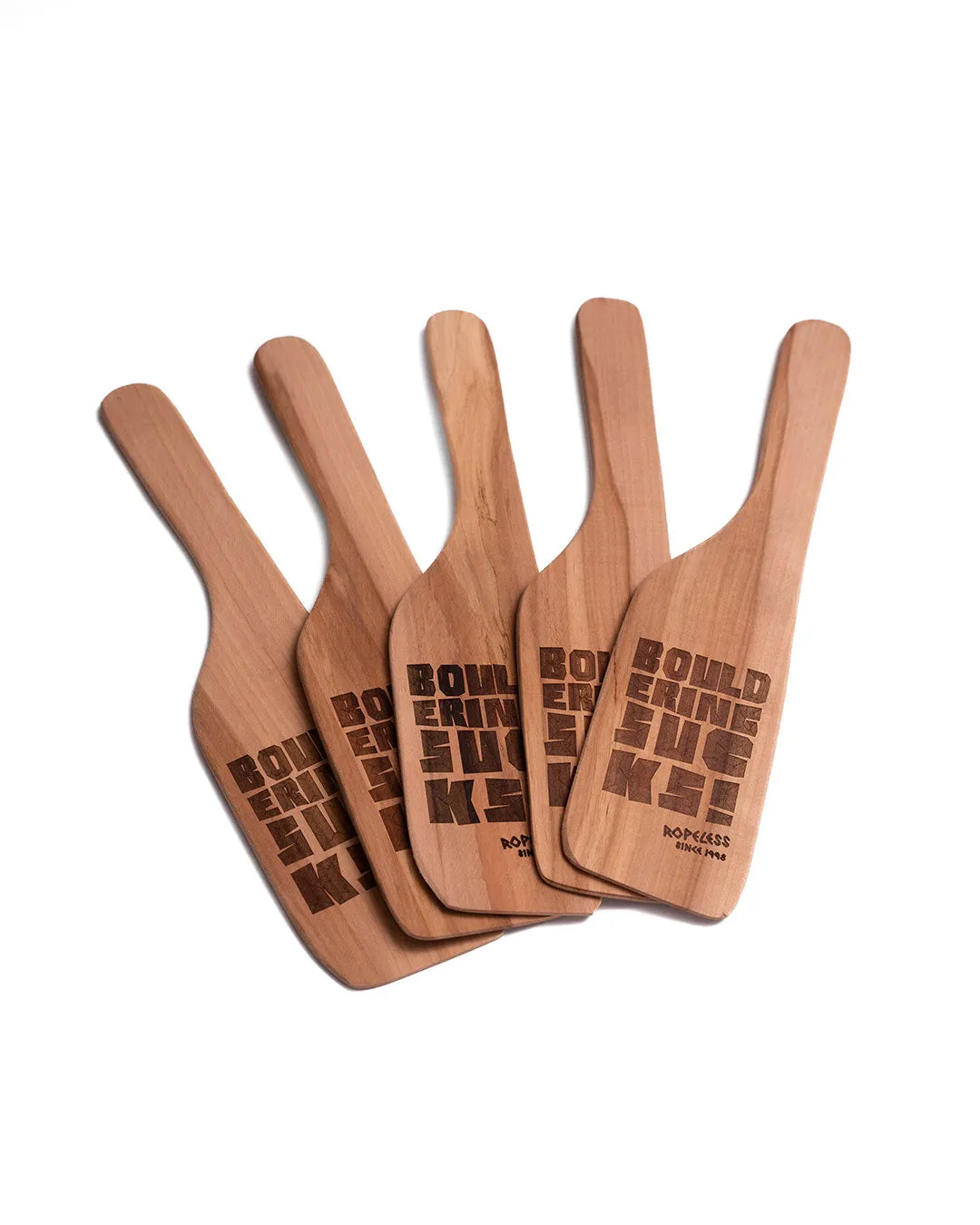 Ropeless Beta Spoon spatule bois gravé