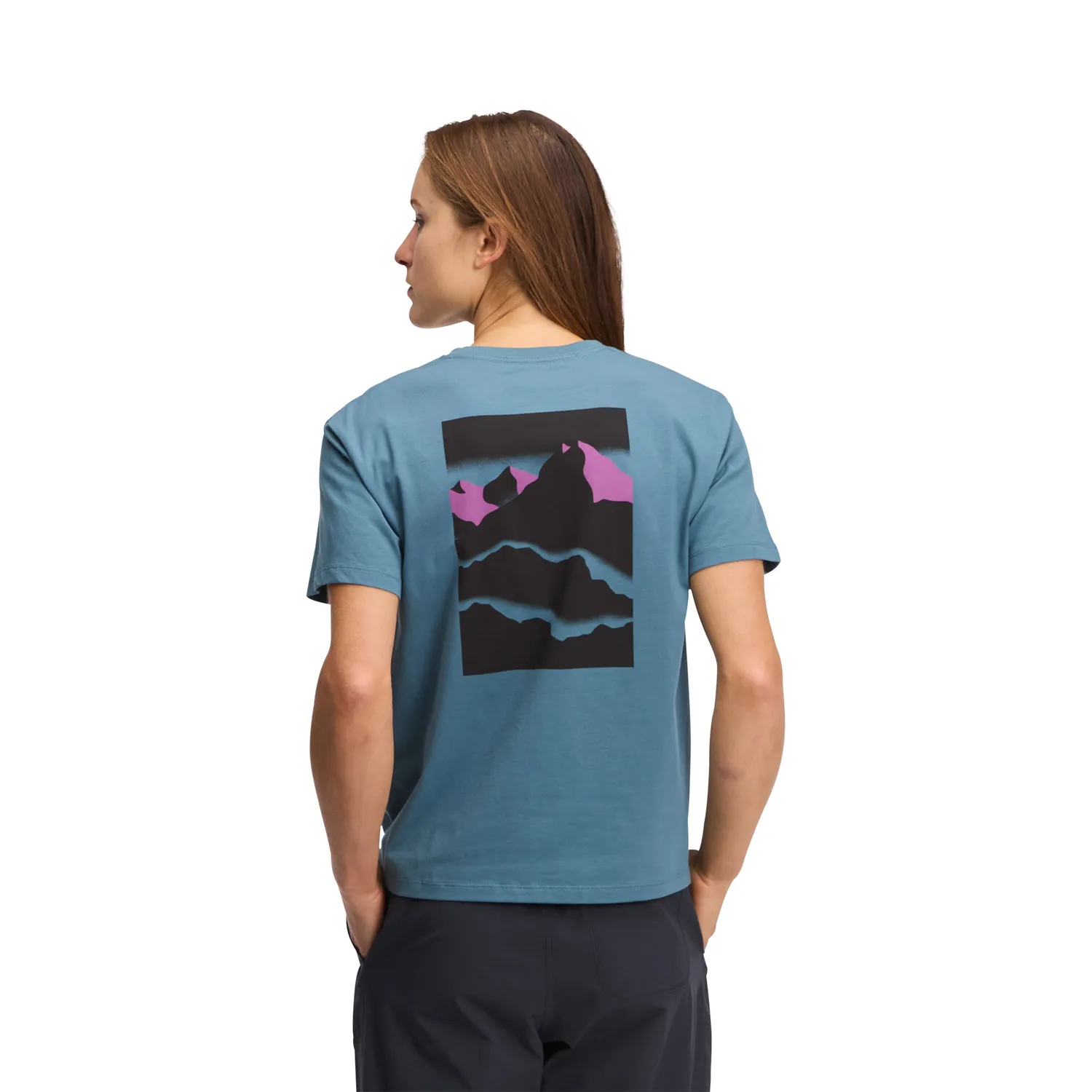Black Diamond Mountainscape tee-shirt femme coton bio