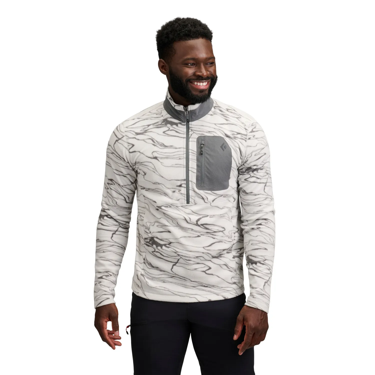 Black Diamond Rift Half-Zip polaire recyclé homme