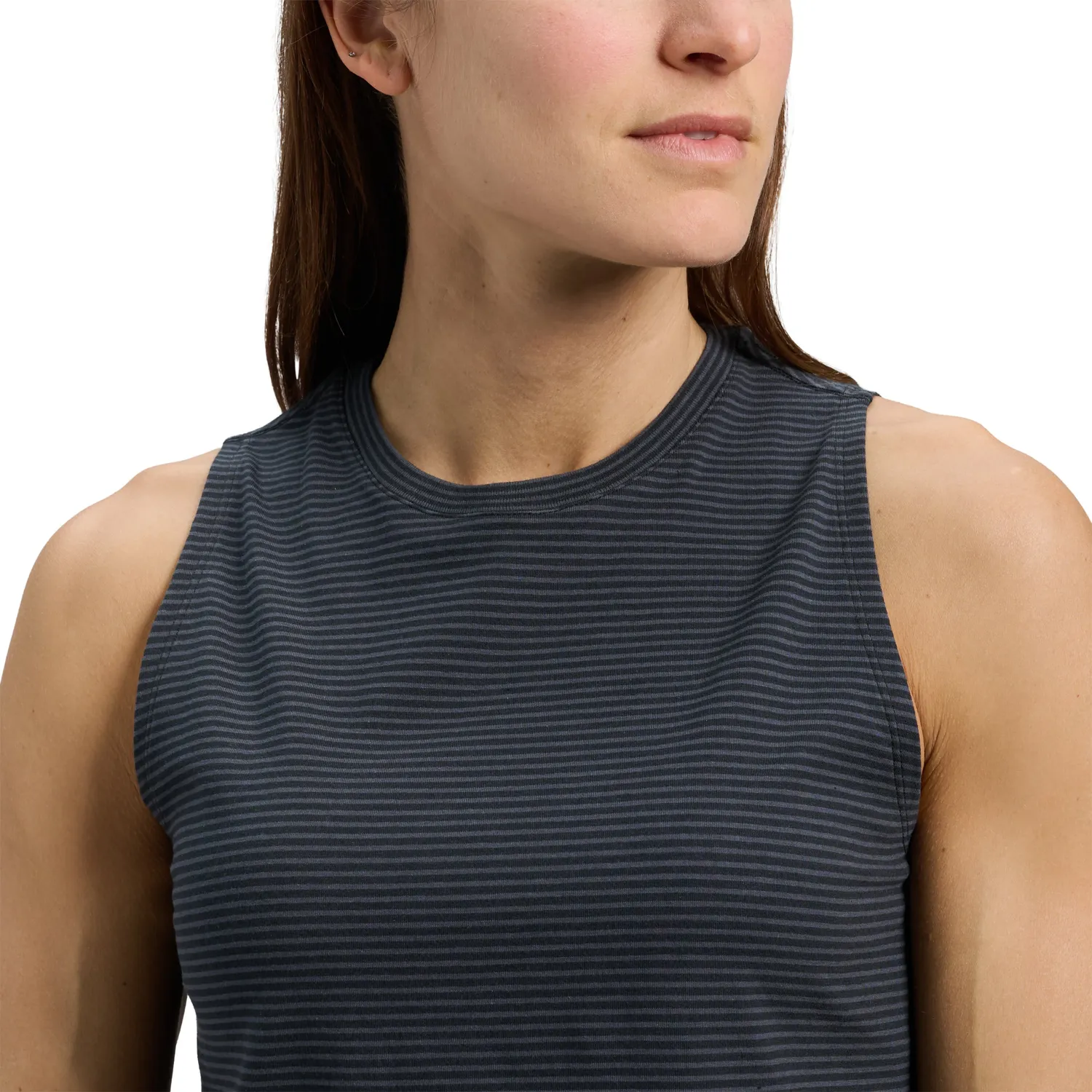 Black Diamond BD Stripe Tank débardeur femme coton bio