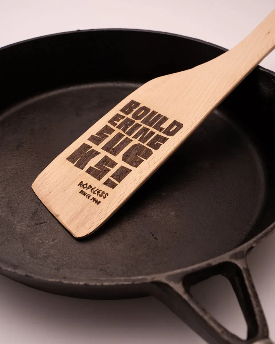 Ropeless Beta Spoon spatule bois gravé