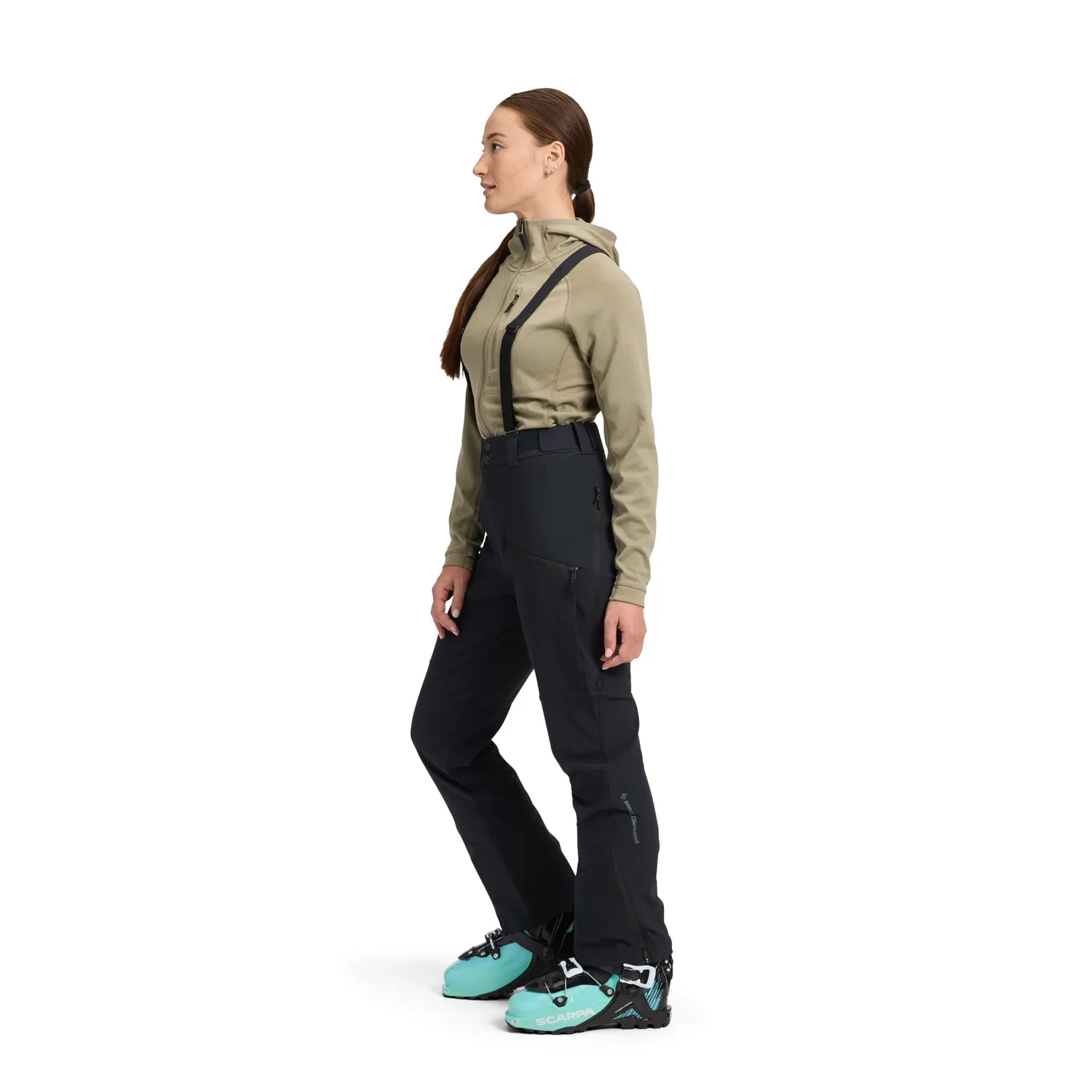 Black Diamond Dawn Patrol pantalon ski femme softshell