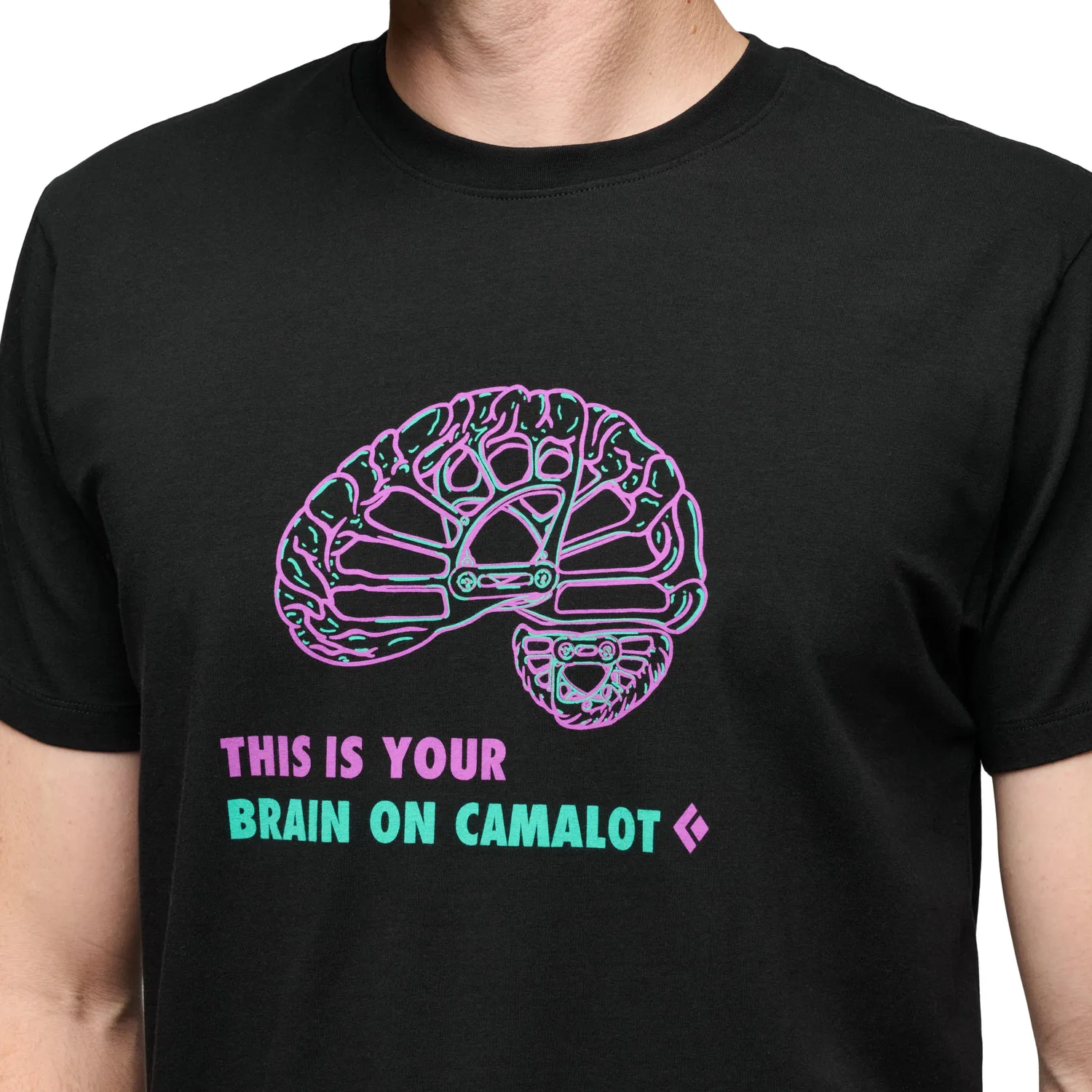 Black Diamond Brain On Camalot t-shirt homme