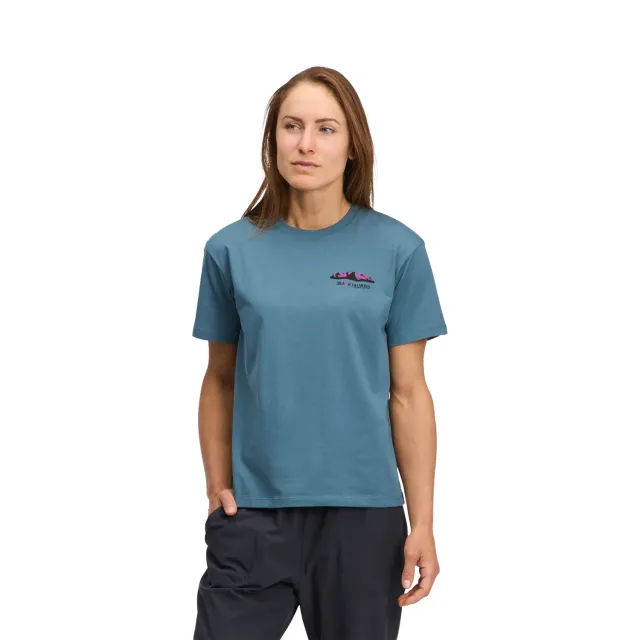 Black Diamond Mountainscape tee-shirt femme coton bio