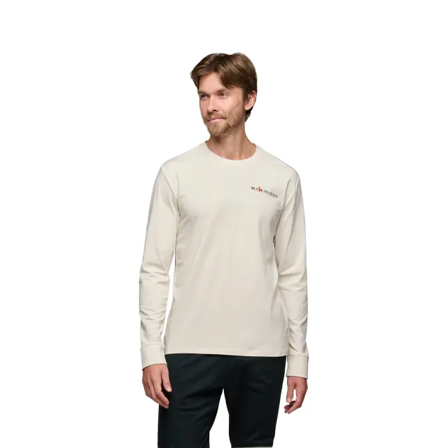 Black Diamond Men's Heritage Wordmark Long Sleeve Tee 2nds t-shirt manches longues