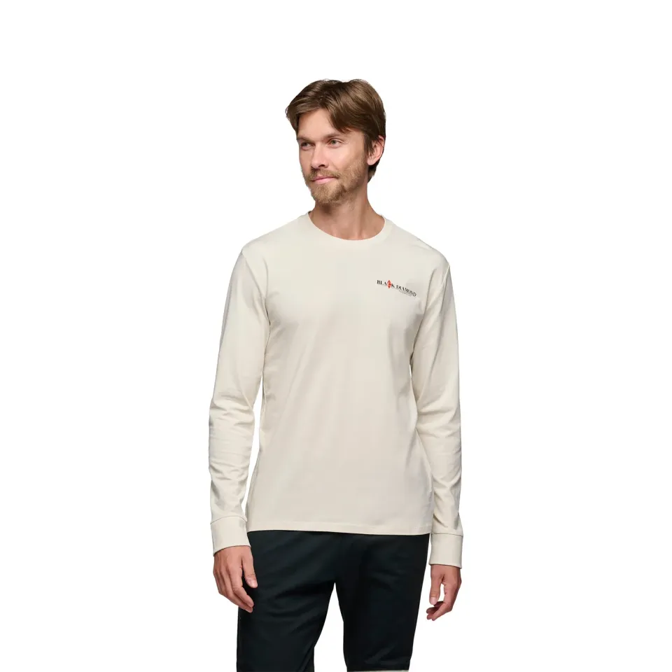 Black Diamond Men's Heritage Wordmark Long Sleeve Tee 2nds t-shirt manches longues
