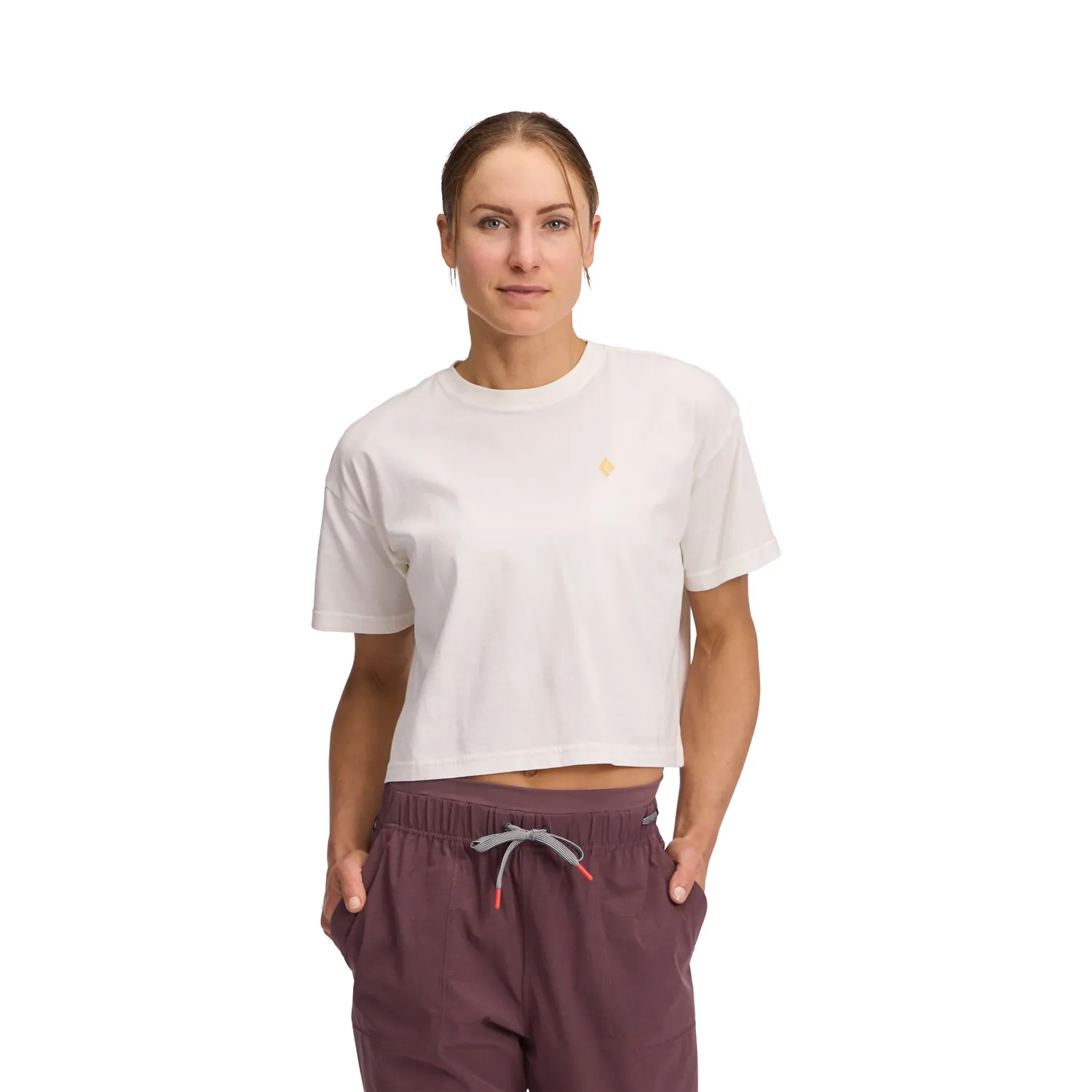 Black Diamond Diamond Crop t-shirt femme coton bio