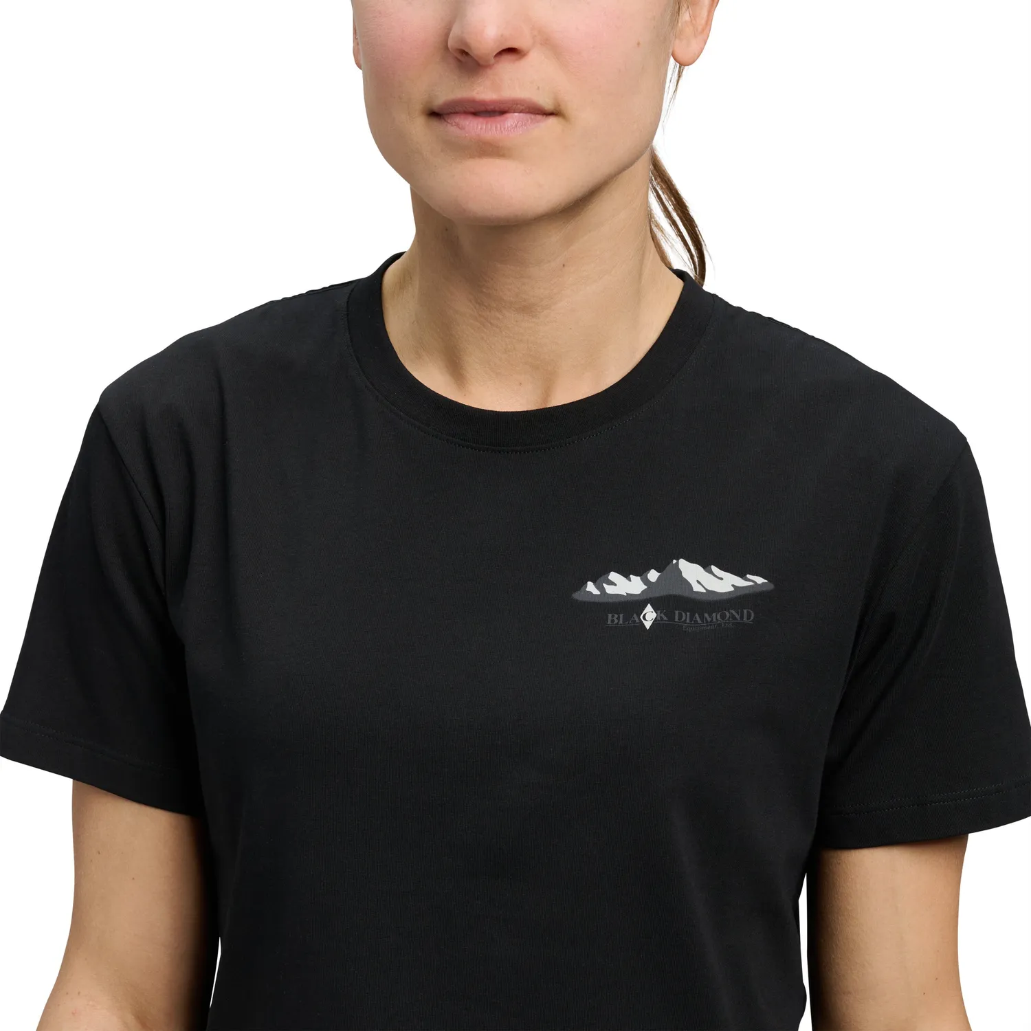 Black Diamond Mountainscape tee-shirt femme coton bio