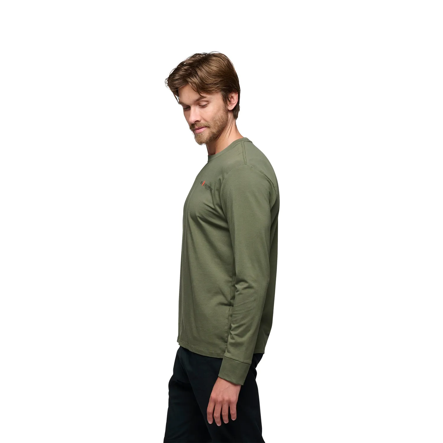 Black Diamond Men's Heritage Wordmark Long Sleeve Tee 2nds t-shirt manches longues