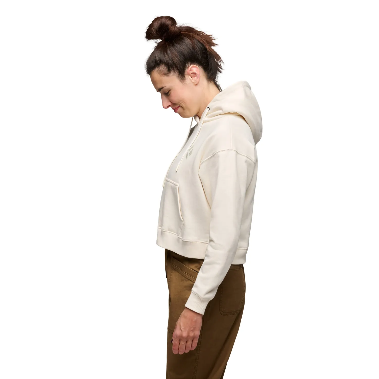 Black Diamond Pine Diamond Crop Hoody sweat femme