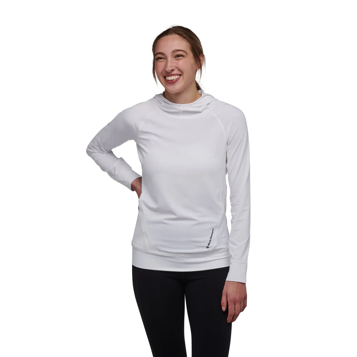 Black Diamond Alpenglow Hoody femme sweat anti-UV