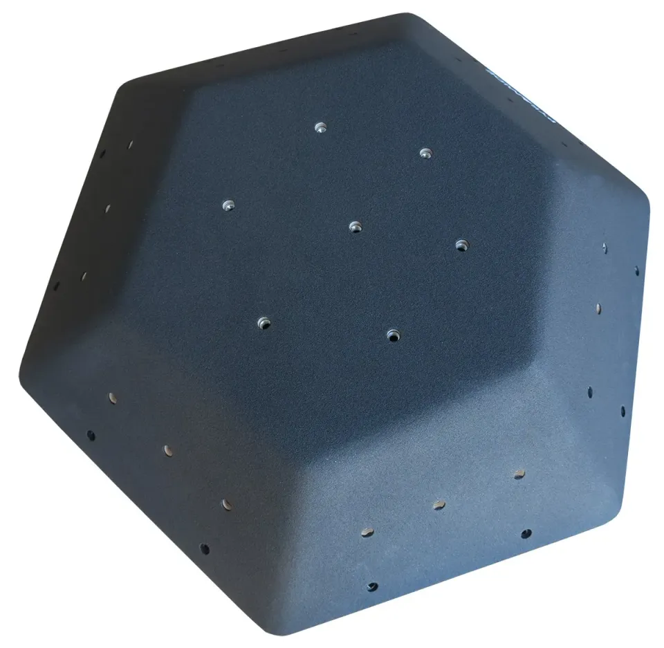 Pyramide Hexa Écrasé volume escalade XL bois