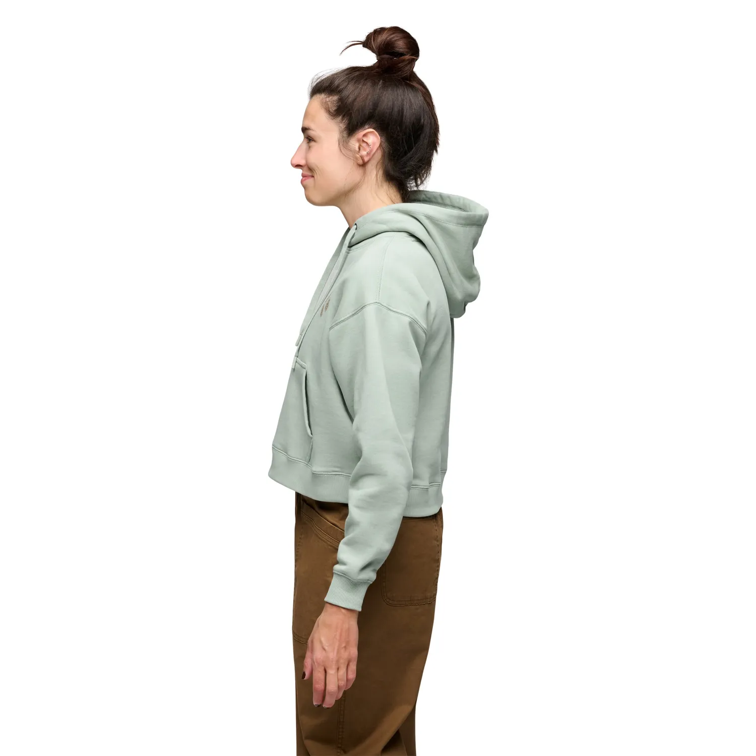 Black Diamond Pine Diamond Crop Hoody sweat femme