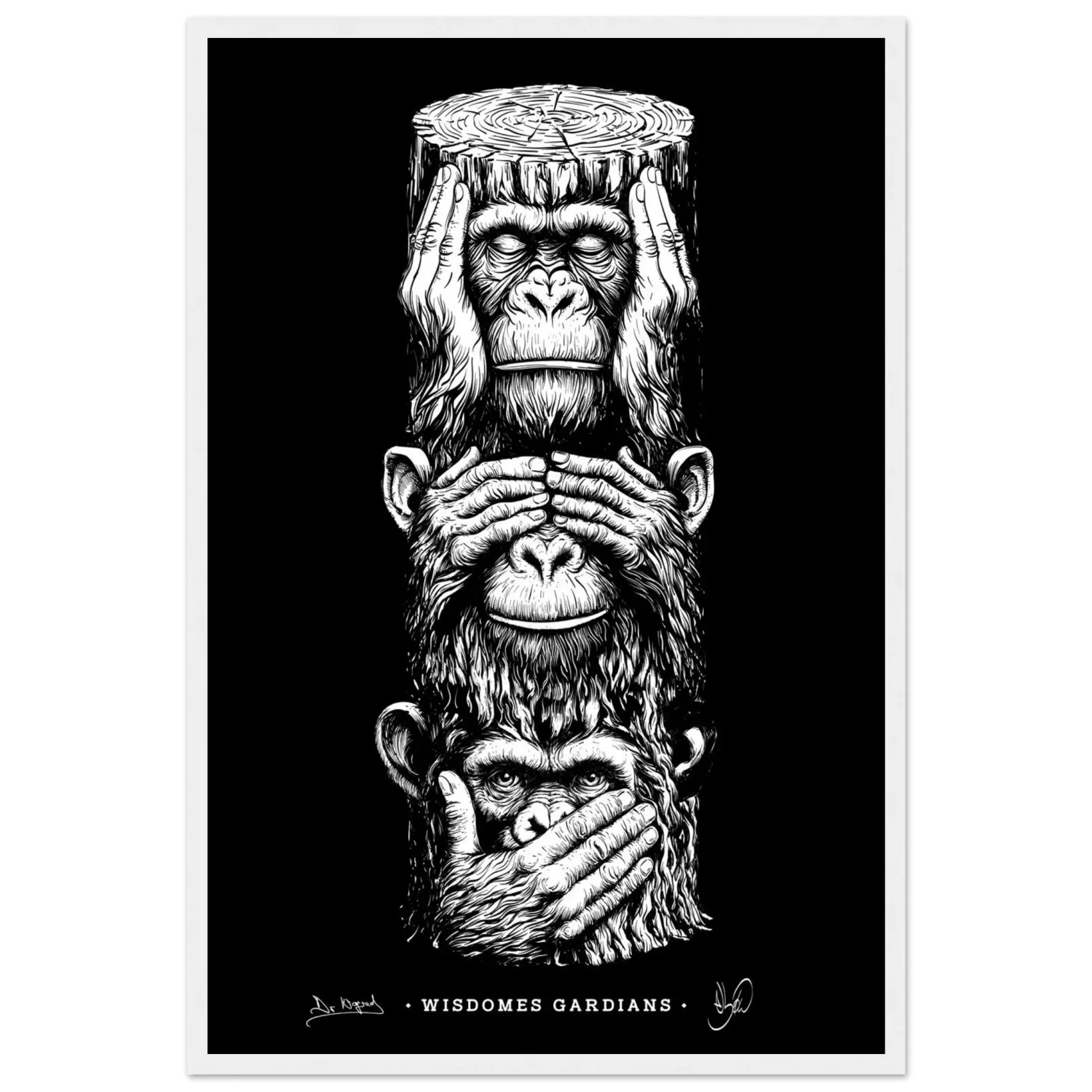 Nograd Wisdomes Gardians affiche encadrée