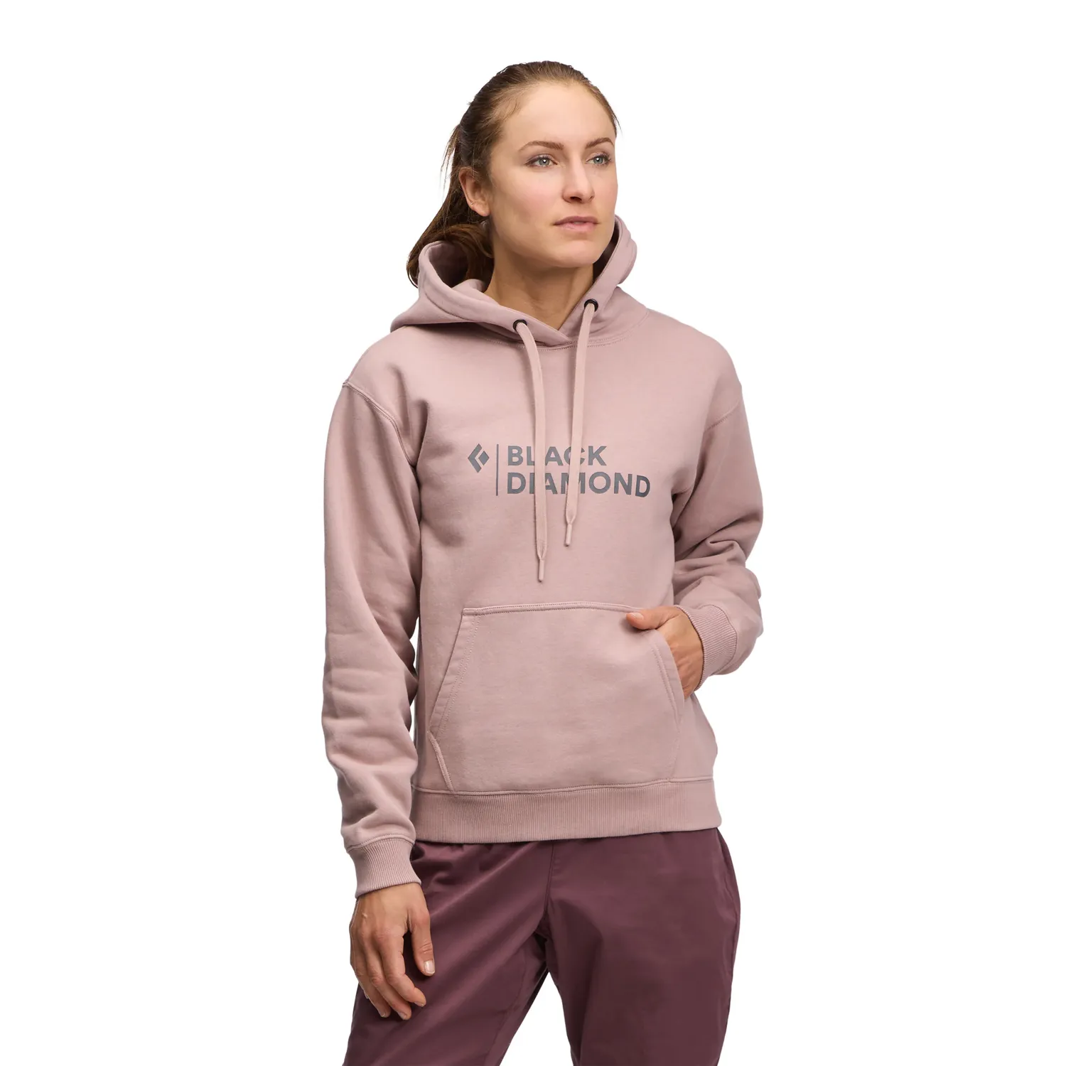 Black Diamond Mini Stacked Pullover Hoody sweat femme