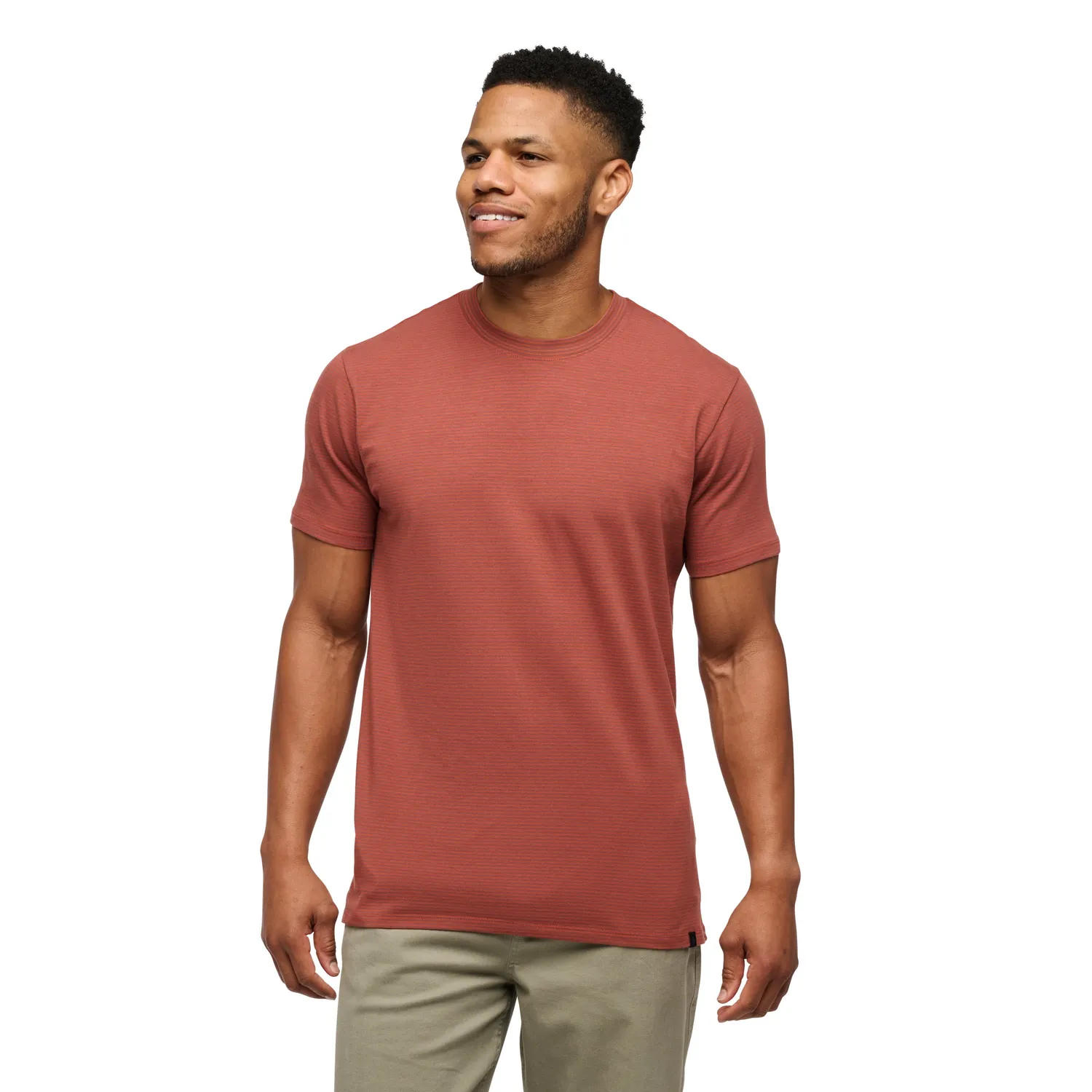 Black Diamond BD Stripe T-shirt homme coton bio stretch