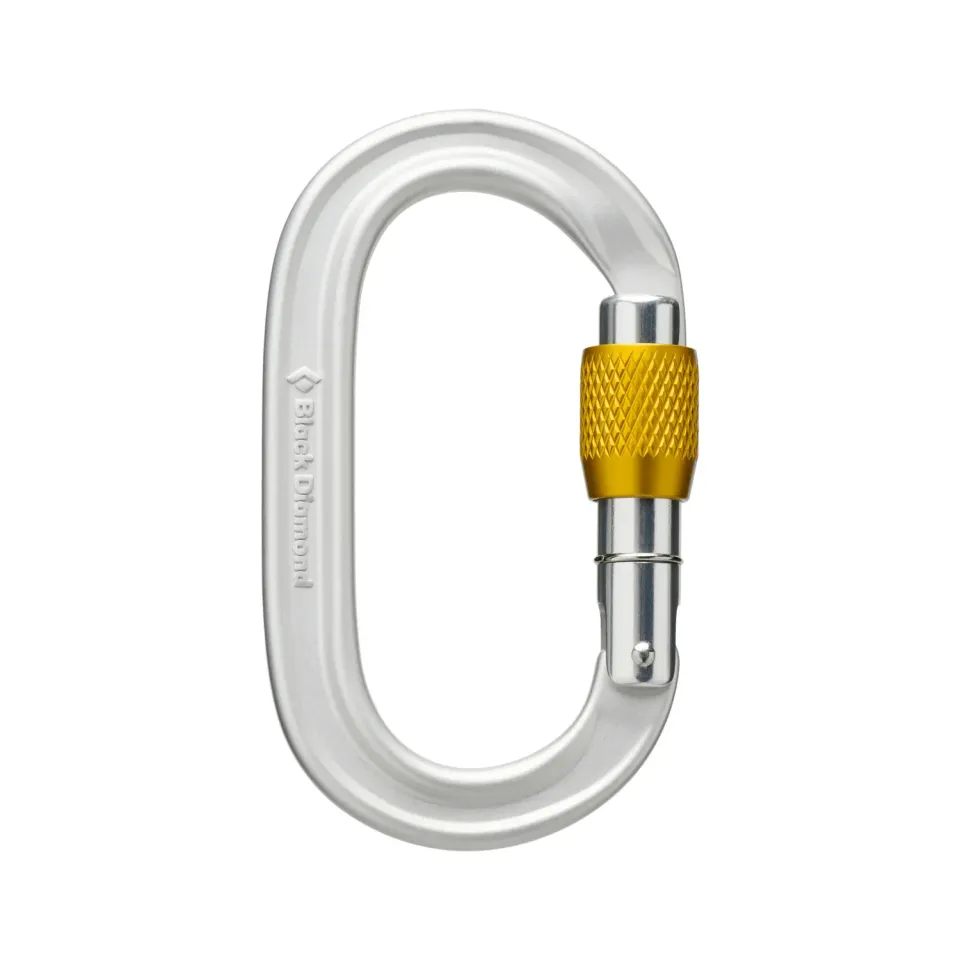 Black Diamond Oval Keylock mousqueton vis symétrique