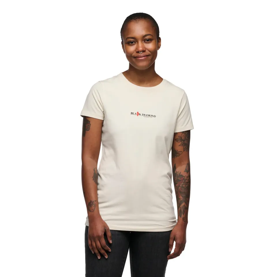 Black Diamond Heritage Wordmark Tee 2nds t-shirt femme