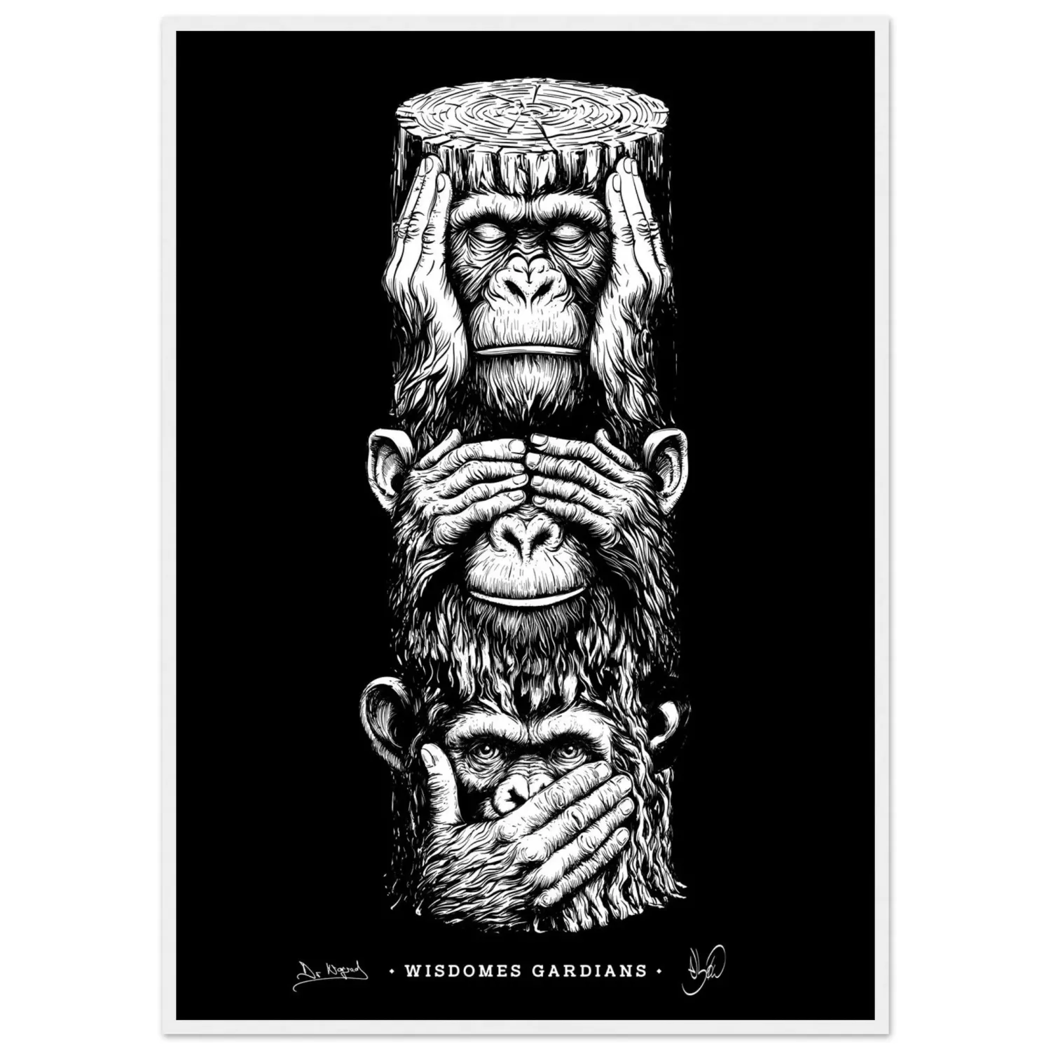 Nograd Wisdomes Gardians affiche encadrée