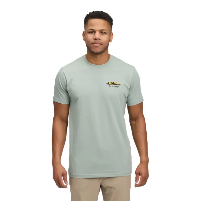 Black Diamond Mountainscape t-shirt escalade coton bio