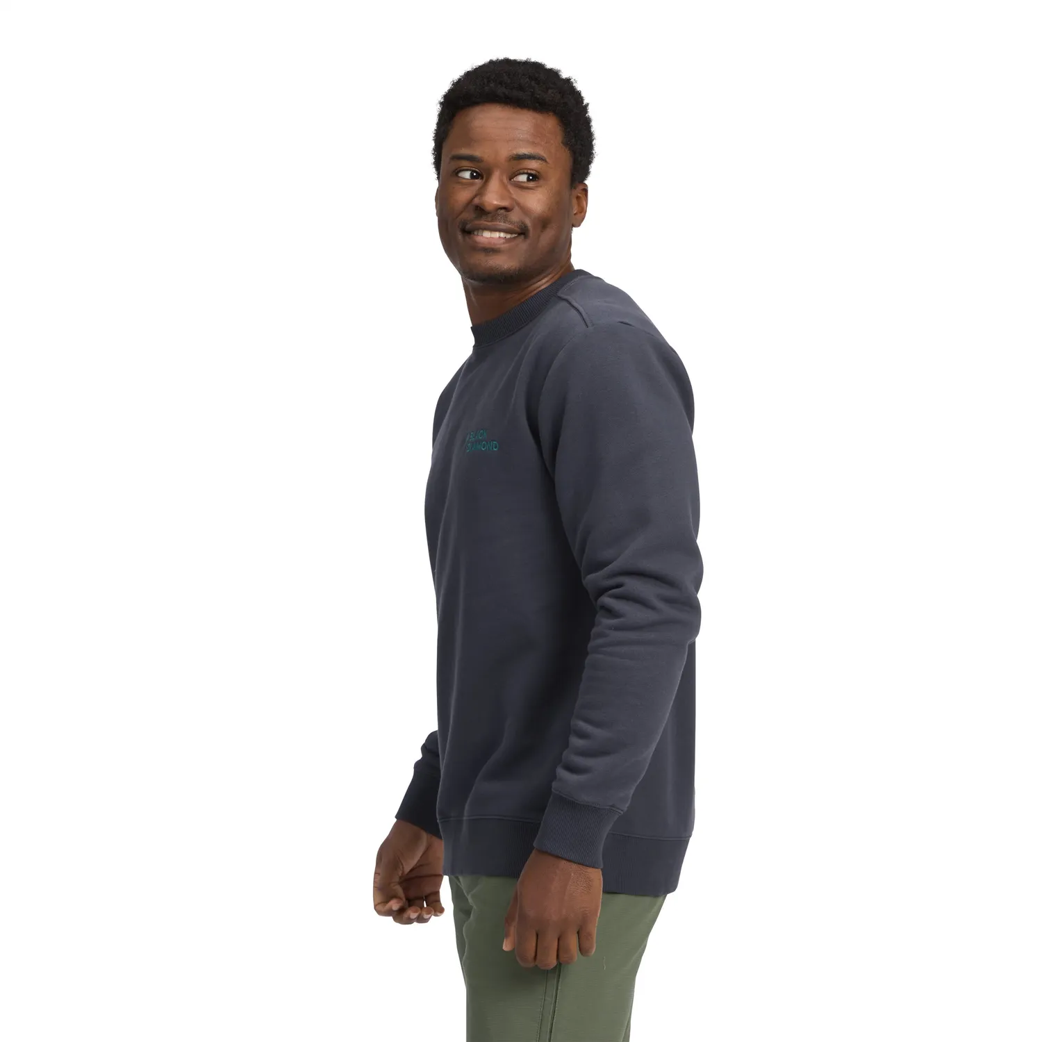 Black Diamond Mini Stacked sweat homme col rond