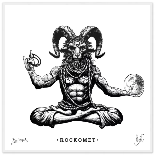 Nograd Rockomet affiche encadrée papier mat