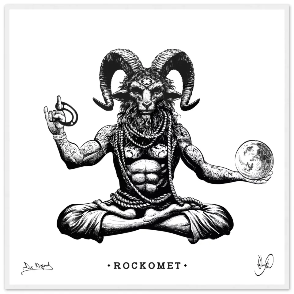 Nograd Rockomet affiche encadrée papier mat